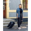 image:imageBAGSMART Expandable Carry On Luggage 22x14x9 Airline Approved Blue  Spinner Wheels TSA Lock Lightweight Hard Shell Suitcase22x14x9 Airline ApprovedGray