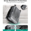 image:imageBAGSMART Expandable Carry On Luggage 22x14x9 Airline Approved Blue  Spinner Wheels TSA Lock Lightweight Hard Shell Suitcase22x14x9 Airline ApprovedGray