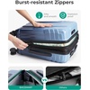 image:imageBAGSMART Expandable Carry On Luggage 22x14x9 Airline Approved Blue  Spinner Wheels TSA Lock Lightweight Hard Shell Suitcase22x14x9 Airline ApprovedGradient blue