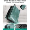 image:imageBAGSMART Expandable Carry On Luggage 22x14x9 Airline Approved Blue  Spinner Wheels TSA Lock Lightweight Hard Shell Suitcase22x14x9 Airline ApprovedOlive Green
