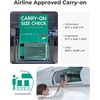 image:imageBAGSMART Expandable Carry On Luggage 22x14x9 Airline Approved Blue  Spinner Wheels TSA Lock Lightweight Hard Shell Suitcase22x14x9 Airline ApprovedOlive Green