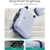 image:imageBAGSMART Expandable Carry On Luggage 22x14x9 Airline Approved Blue  Spinner Wheels TSA Lock Lightweight Hard Shell Suitcase22x14x9 Airline ApprovedPurple