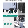 image:imageBAGSMART Expandable Carry On Luggage 22x14x9 Airline Approved Blue  Spinner Wheels TSA Lock Lightweight Hard Shell Suitcase22x14x9 Airline ApprovedPurple