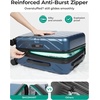 image:imageBAGSMART Expandable Carry On Luggage 22x14x9 Airline Approved Blue  Spinner Wheels TSA Lock Lightweight Hard Shell Suitcase22x14x9 Airline ApprovedRoyal Blue