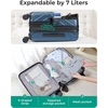 image:imageBAGSMART Expandable Carry On Luggage 22x14x9 Airline Approved Blue  Spinner Wheels TSA Lock Lightweight Hard Shell Suitcase22x14x9 Airline ApprovedRoyal Blue