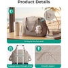 image:imageBAGSMART Expandable Personal Item Travel Bag Lightweight Gym Bag for Women 24L Weekender Travel Duffle with Toiletry Bag Carry on Overnight Duffel ChocolateChocolate