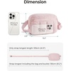 image:imageBAGSMART Fanny Packs for Women Cross Body Quilted Puffy Belt Bag with Pockets Fashion Waist Packs for Traveling Hiking BlackCamel