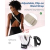 image:imageBAGSMART Fanny Packs for Women Small Belt Bag with Adjustable Strap Waist Pack for Running Workout Traveling Hiking Beige GreenBeige Green