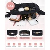 image:imageBAGSMART Fanny Packs for Women Small Belt Bag with Adjustable Strap Waist Pack for Running Workout Traveling Hiking Beige GreenBlack