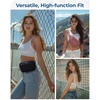 image:imageBAGSMART Fanny Packs for Women Small Belt Bag with Adjustable Strap Waist Pack for Running Workout Traveling Hiking Beige GreenPink