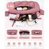 image:imageBAGSMART Fanny Packs for Women Small Belt Bag with Adjustable Strap Waist Pack for Running Workout Traveling Hiking Beige GreenPink