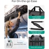 image:imageBAGSMART Garment Bags for Travel Convertible Garment Duffle Bag Suit Bags for Men Women 2 in 1 Garment Bags for Hanging Clothes Carry On Duffle Bag with Shoe Compartment BlackBlue