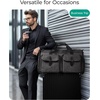 image:imageBAGSMART Garment Bags for Travel Convertible Garment Duffle Bag Suit Bags for Men Women 2 in 1 Garment Bags for Hanging Clothes Carry On Duffle Bag with Shoe Compartment BlackGrey