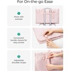 image:imageBAGSMART Garment Bags for Travel Foldable Carry on Suit Carrier for Hanging Clothes Stylish Dress Carrier Large Convertible Weekender Garment Bags for Women MenSleek Dark Pink