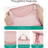 image:imageBAGSMART Garment Folder Packing Cubes for Travel 4 Set Lightweight Travel Cubes for Wrinkle Free Durable Suitcase Organizers Bag Set for Travel Essentials Baby PinkBaby Pink