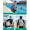 image:imageBAGSMART Gym Backpack for Men with Shoe Compartment for MultiSport  WaterResistant MultiSport Gym Storage Expandable Pocket Fits Basketball Football Shoe Compartment Separates Swim GearBlue