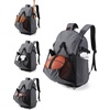 image:imageBAGSMART Gym Backpack for Men with Shoe Compartment for MultiSport  WaterResistant MultiSport Gym Storage Expandable Pocket Fits Basketball Football Shoe Compartment Separates Swim GearDark Grey