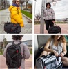 image:imageBAGSMART Gym Bag for Men Athletic Sports Backpack Travel Hiking Duffel  3In1 Gym Bag for Travel Clothes amp Padded 133 Laptop with Waterproof Wet Pocket amp Shoe Compartment for Travel CampingGrey
