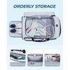 image:imageBAGSMART Gym Bag for Men Athletic Sports Backpack Travel Hiking Duffel  3In1 Gym Bag for Travel Clothes amp Padded 133 Laptop with Waterproof Wet Pocket amp Shoe Compartment for Travel CampingGrey