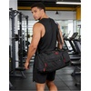 image:imageBAGSMART Gym Bag for Men Athletic Sports Backpack Travel Hiking Duffel  3In1 Gym Bag for Travel Clothes amp Padded 133 Laptop with Waterproof Wet Pocket amp Shoe Compartment for Travel CampingBlack