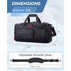 image:imageBAGSMART Gym Bag for Men Athletic Sports Backpack Travel Hiking Duffel  3In1 Gym Bag for Travel Clothes amp Padded 133 Laptop with Waterproof Wet Pocket amp Shoe Compartment for Travel CampingBlack