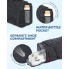 image:imageBAGSMART Gym Bag for Men Athletic Sports Backpack Travel Hiking Duffel  3In1 Gym Bag for Travel Clothes amp Padded 133 Laptop with Waterproof Wet Pocket amp Shoe Compartment for Travel CampingKhaki