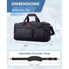 image:imageBAGSMART Gym Bag for Men Athletic Sports Backpack Travel Hiking Duffel  3In1 Gym Bag for Travel Clothes amp Padded 133 Laptop with Waterproof Wet Pocket amp Shoe Compartment for Travel CampingBlack