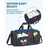 image:imageBAGSMART Gym Bag for Men Athletic Sports Backpack Travel Hiking Duffel  3In1 Gym Bag for Travel Clothes amp Padded 133 Laptop with Waterproof Wet Pocket amp Shoe Compartment for Travel CampingBlack