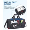 image:imageBAGSMART Gym Bag for Men Athletic Sports Backpack Travel Hiking Duffel  3In1 Gym Bag for Travel Clothes amp Padded 133 Laptop with Waterproof Wet Pocket amp Shoe Compartment for Travel CampingGreen