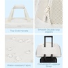 image:imageBAGSMART Gym Bag for Men Women Expandable Sports Duffel Bag Lightweight Workout Bag with Shoe Compartment amp Wet Pocket Water Resistant Weekend Overnight Bag for Travel Gym Beige
