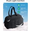 image:imageBAGSMART Gym Bag for Women Duffle Bag for Travel with Wet Pocket Lightweight Carry on Weekender Duffel Water ResistantBlack