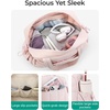 image:imageBAGSMART Gym Bag for Women Duffle Bag for Travel with Wet Pocket Lightweight Carry on Weekender Duffel Water ResistantCoral Pink
