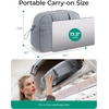 image:imageBAGSMART Gym Bag for Women Duffle Bag for Travel with Wet Pocket Lightweight Carry on Weekender Duffel Water ResistantLight Gray