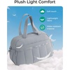 image:imageBAGSMART Gym Bag for Women Duffle Bag for Travel with Wet Pocket Lightweight Carry on Weekender Duffel Water ResistantLight Gray