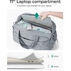 image:imageBAGSMART Gym Bag for Women Duffle Bag for Travel with Wet Pocket Lightweight Carry on Weekender Duffel Water ResistantLight Gray