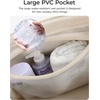 image:imageBAGSMART Gym Bag for Women Duffle Bag for Travel with Wet Pocket Lightweight Carry on Weekender Duffel Water ResistantMIvory
