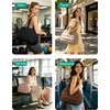 image:imageBAGSMART Gym Bag for Women Lightweight Personal Item Travel Bag Puffer Duffle Bag 2PC Travel Bag Quilted Carry On Weekender Overnight Bag Puffy Duffel Bag for Travel Water ResistantBrownNavy Blue