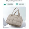 image:imageBAGSMART Gym Bag for Women Personal Item Puffer Duffle Bag Weekender Overnight Carry On Tote Handag for TravelCamel