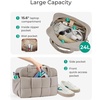 image:imageBAGSMART Gym Bag for Women Personal Item Puffer Duffle Bag Weekender Overnight Carry On Tote Handag for TravelCamel