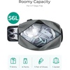 image:imageBAGSMART Gym Bags for Men Women Foldable Travel Duffle Bag Lightweight Weekender Duffel Bag With Shoe Compartment Water Resistant Workout Duffle Sports Bag for Travel Yoga BlackBlack