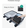 image:imageBAGSMART Gym Bags for Men Women Foldable Travel Duffle Bag Lightweight Weekender Duffel Bag With Shoe Compartment Water Resistant Workout Duffle Sports Bag for Travel Yoga BlackBlack