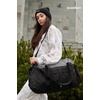 image:imageBAGSMART Gym Bags for Men Women Foldable Travel Duffle Bag Lightweight Weekender Duffel Bag With Shoe Compartment Water Resistant Workout Duffle Sports Bag for Travel Yoga Black1Black