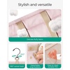 image:imageBAGSMART Hanging Jewelry Organizer Claw Clip Holder for Headbands Sunglasses Hair Clips Claw Clips DoubleSided on Closet Wall Door 1 piece LargeBlackBlack