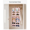 image:imageBAGSMART Hanging Jewelry Organizer Claw Clip Holder for Headbands Sunglasses Hair Clips Claw Clips DoubleSided on Closet Wall Door 1 piece LargeBlackBlack