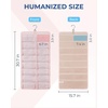 image:imageBAGSMART Hanging Jewelry Organizer Dust Proof Sunglasses Storage Case Wall Mounted Travel Dual Sided Glasses Case Multiple Pairs Eyeglasses Holder with 32 Clear Slots amp Metal Hook BlackPink