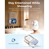 image:imageBAGSMART Hanging Packing Cubes for Travel 6 Set Clear Waterproof Packing Cubes for Suitcases Storage Organizer for Hanging Closet with Zipper Handles and Hook Baby PinkBaby Pink
