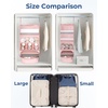 image:imageBAGSMART Hanging Packing Cubes for Travel Hanging Shelves for Suitcases Organizers Compression 4 Shelf Closet Organizers Travel Shelves for Cruise Ship Essentials