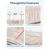 image:imageBAGSMART Hanging Packing Cubes for Travel Hanging Shelves for Suitcases Organizers Wet Dry Bags 5 Pack Travel Bags Reusable for Swimsuits BeigeBeige