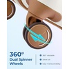 image:imageBAGSMART Hardside Expandable Luggage With Spinner Wheels PC Lightweight CarryOn Luggage Airline Approved With TSA Lock Durable Women Travel Suitcase Carry On 20 Inch PinkBeige