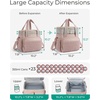 image:imageBAGSMART Insulated Lunch Box for Women Double Deck Leakproof Cooler Bag with Expandable Design for Office Work amp Outdoor PicnicCamel
